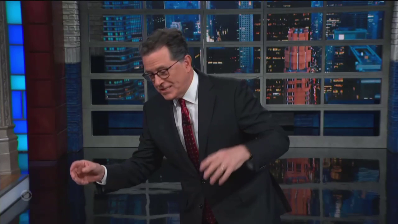 Colbert Uses Speaker Battle To Suggest Reagan Is In Hell