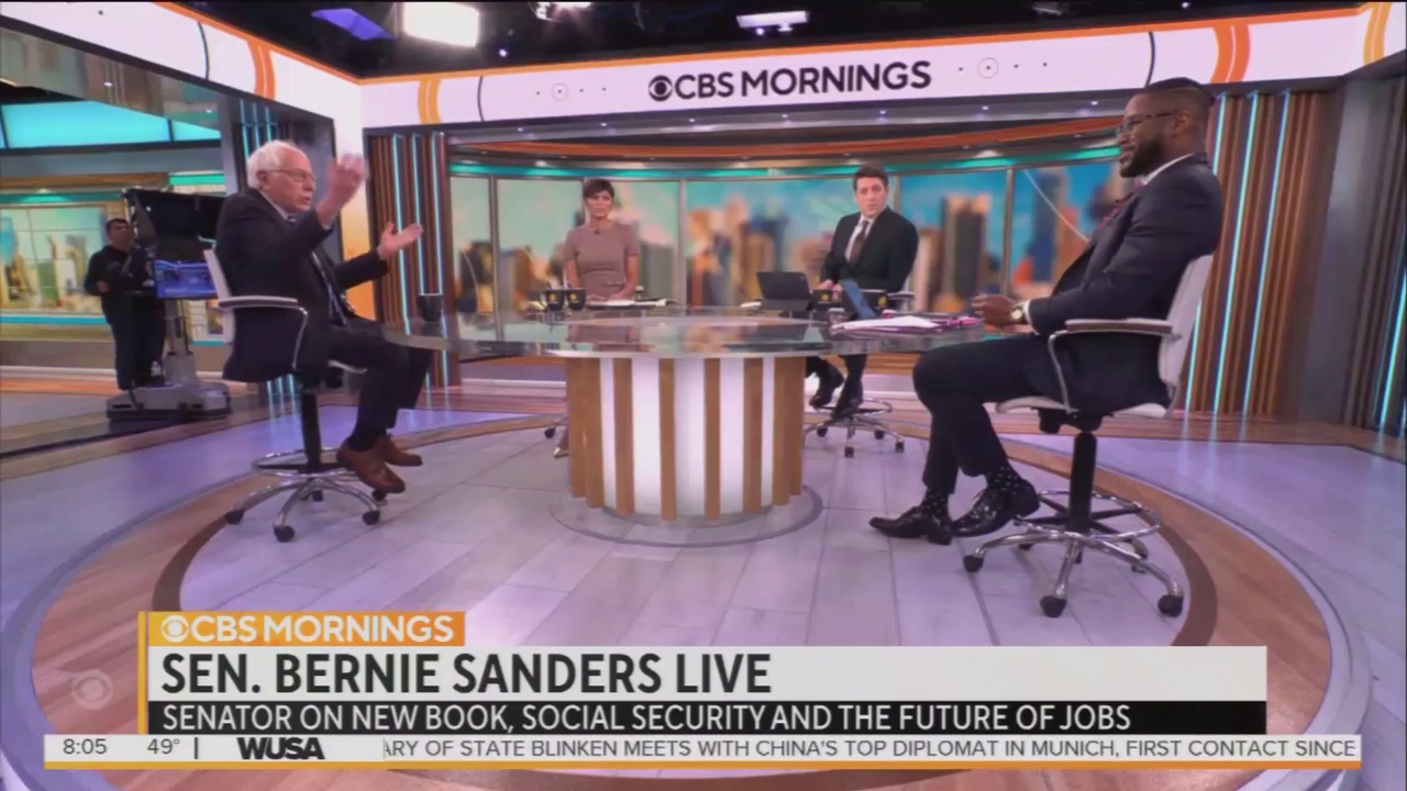 CBS Crew Fascinated by Comrade Bernie’s Latest Far-Left Screed