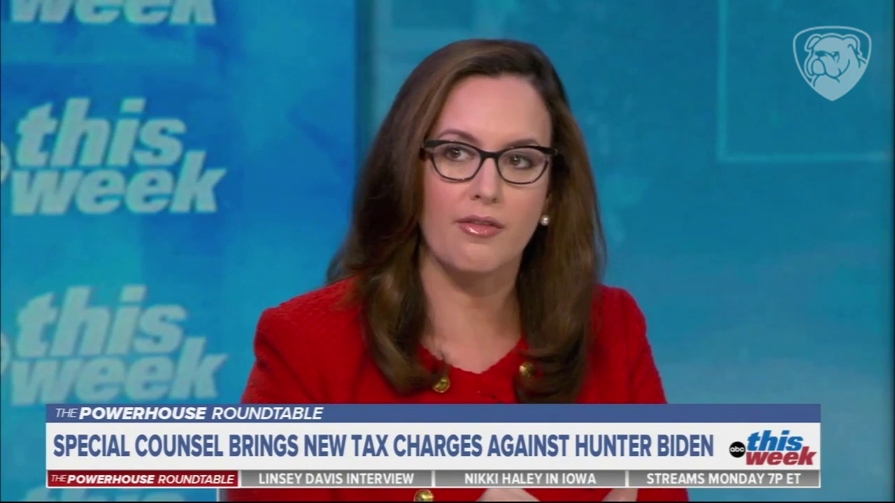 ‘HOOKERS AND BLOW, LITERALLY’: Former DOJ Spox Sarah Isgur SCHOOLS ‘ABC