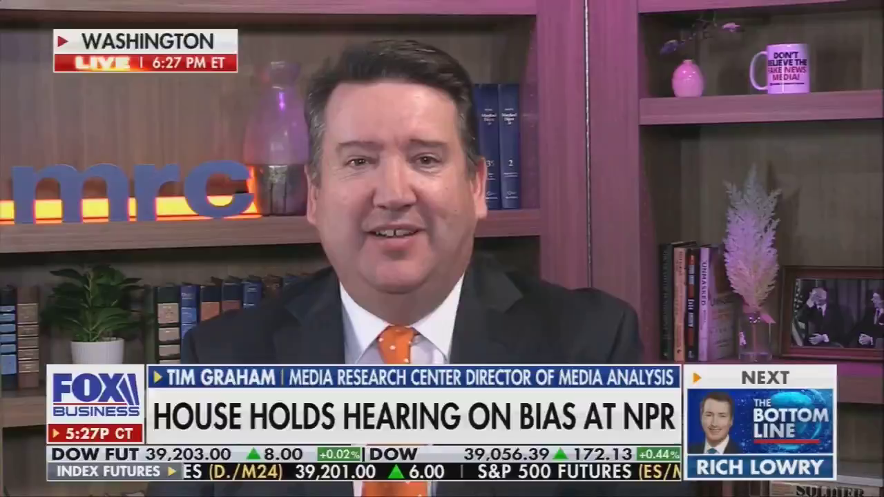 MRC's Tim Graham: NPR's CEO Should Be Afraid of Us and Our Evidence
