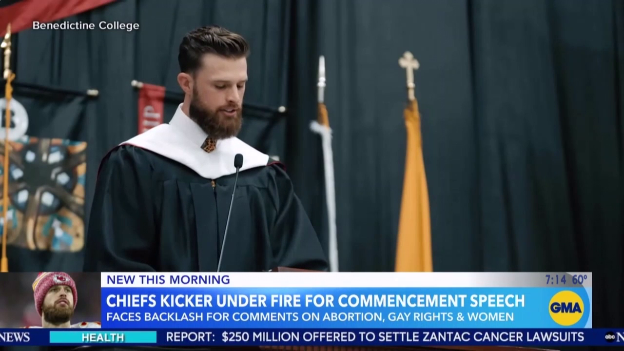 ABC, NBC RAGE at Butker’s ‘Controversial’ Speech, Cheer ‘Growing ...