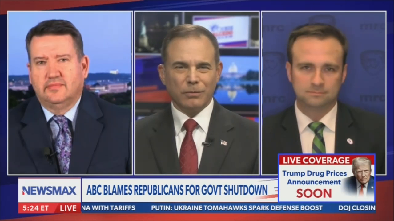 NewsBusters' Tim Graham and Curtis Houck on Newsmax's 'The Chris ...
