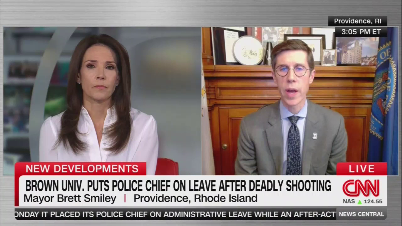 CNN's Erica Hill Fails To Ask Providence Mayor About Brown Replacing Their Police Chief