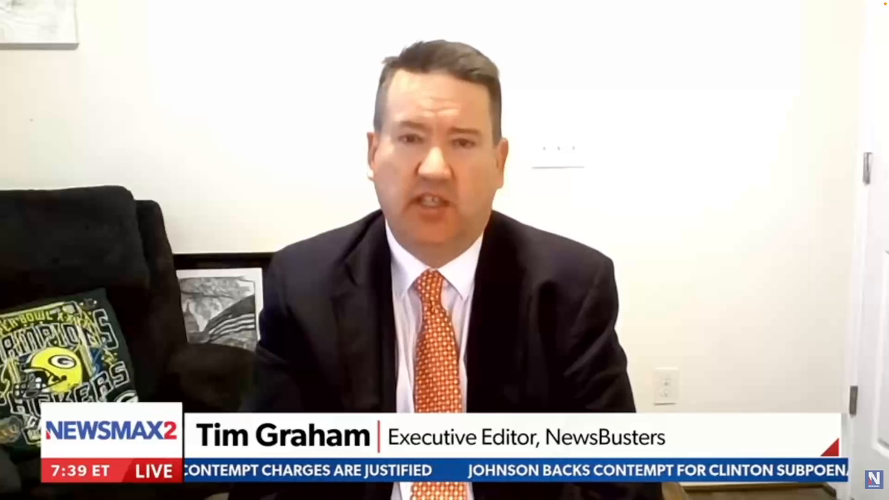 NewsBusters' Tim Graham on Newsmax's 'First Edition'