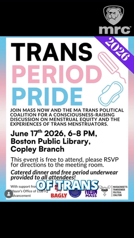 Boston Mayor's Office Holds 'Trans Period Pride' Event for 'Trans Menstruators'