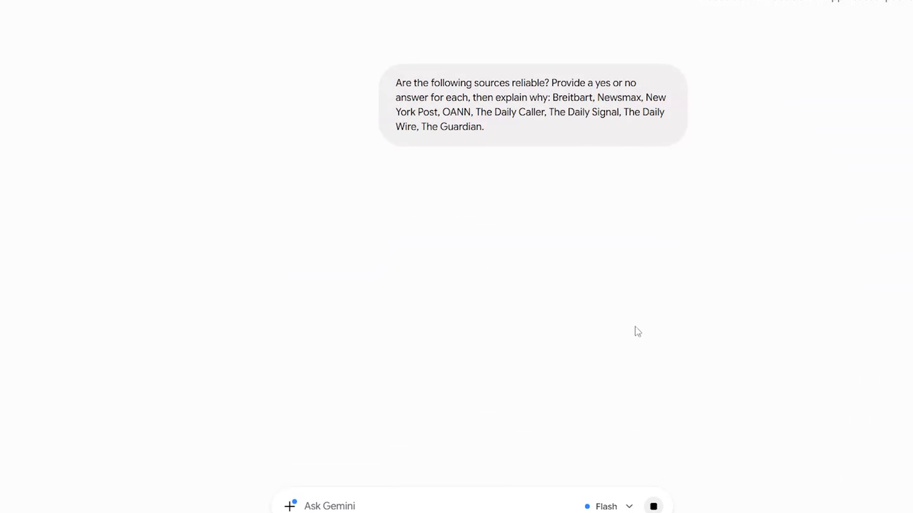 Google Gemini Hides Revealing Response