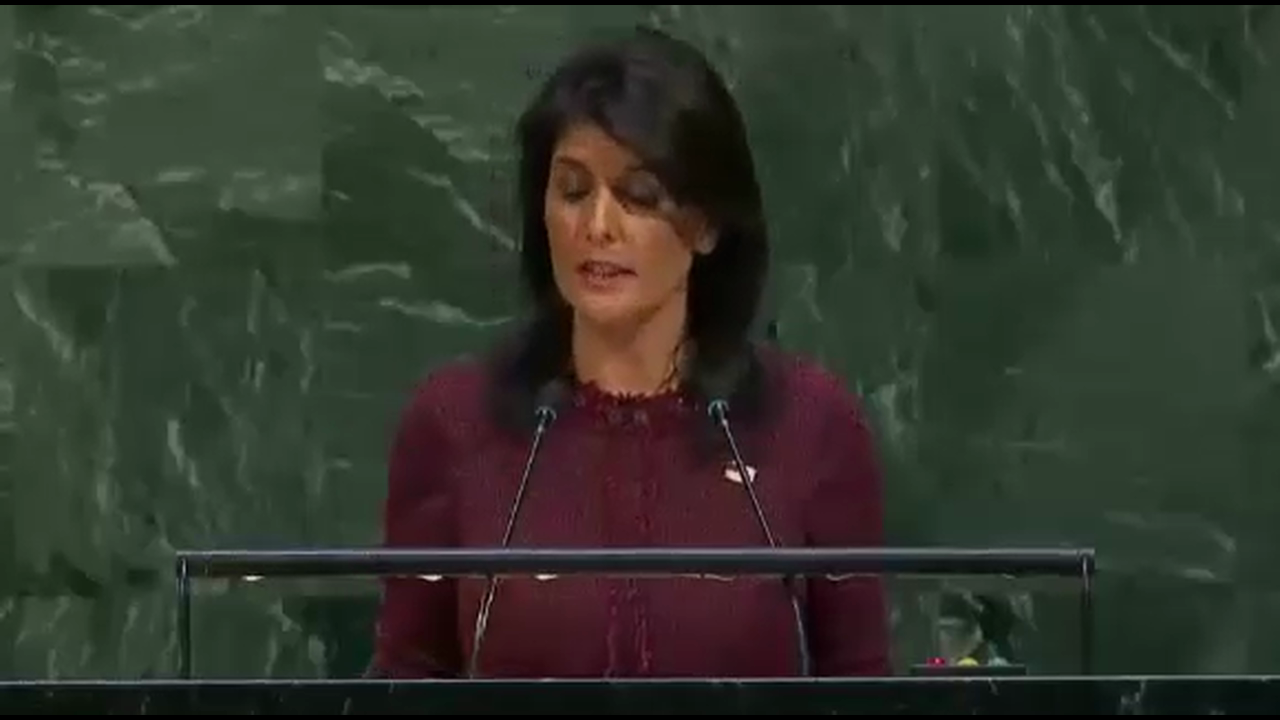 Before UN Passes Jerusalem Resolution Haley Warns: 'This Vote Will be ...