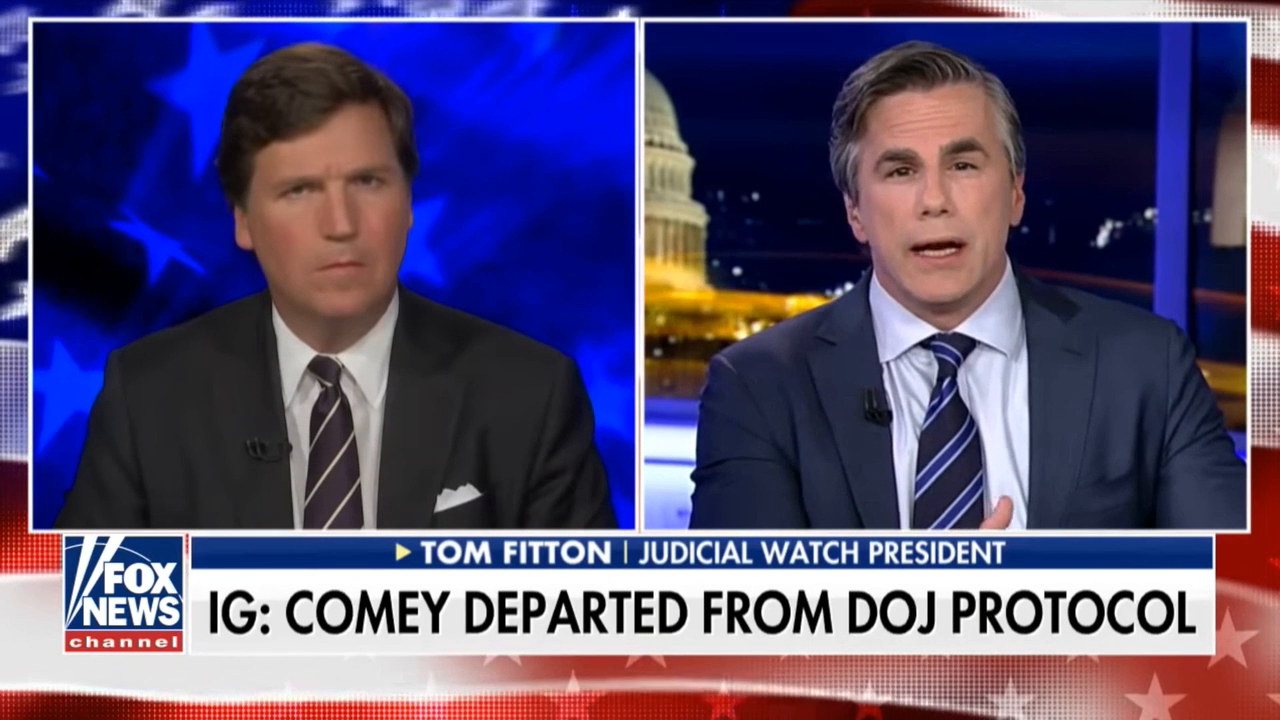 Judicial Watch's Tom Fitton: DOJ, FBI Bent Over Backwards to Protect ...