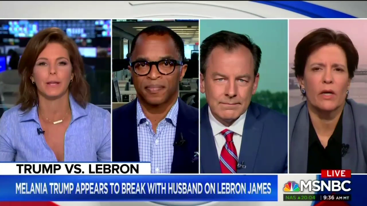 MSNBC’s Ruhle Urges Twitter to Ban Trump Over Lebron James Tweet