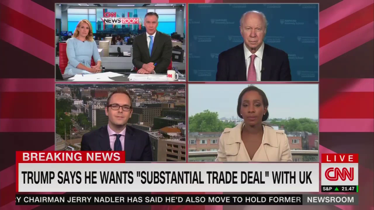 CNN Harps on Protest Sizes During Trump U.K. Visit