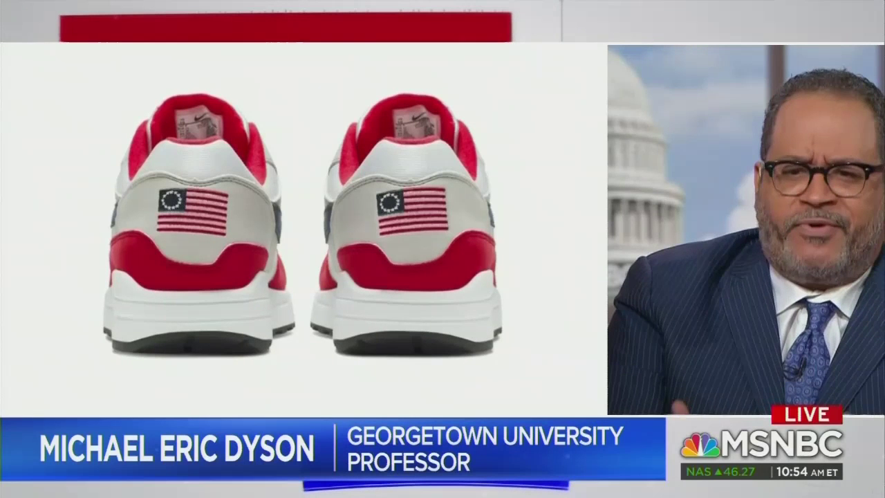MSNBC Slimes Revolutionary Flag From Nike Shoe: Like a ‘Swastika’
