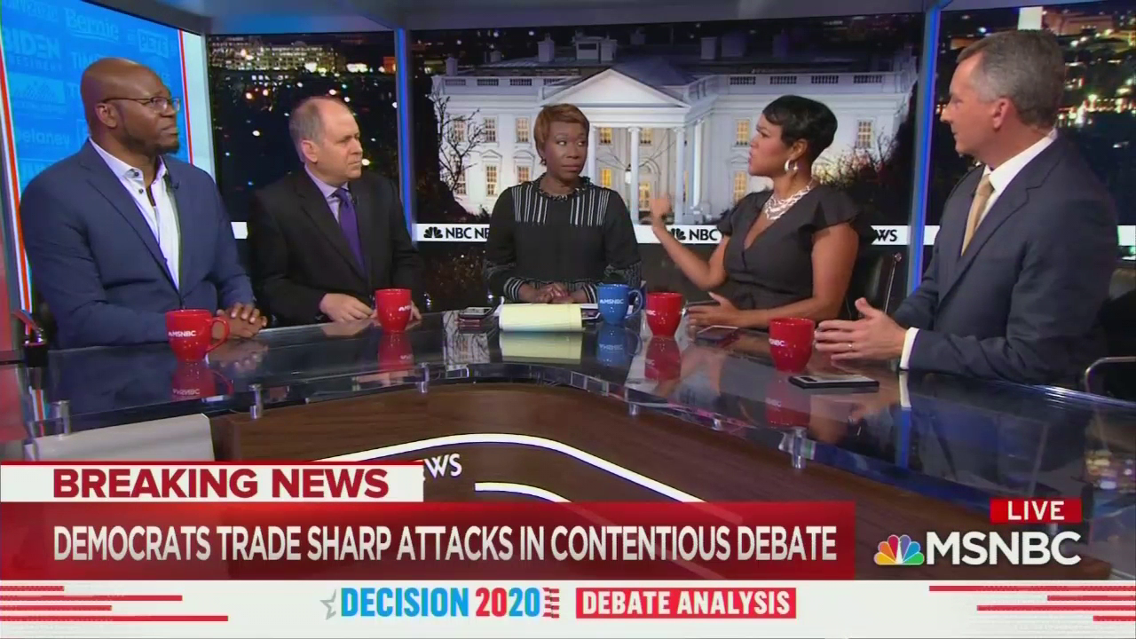 Late-Night MSNBC Cannot Stop Bashing CNN Moderators Over Format, Squabbling