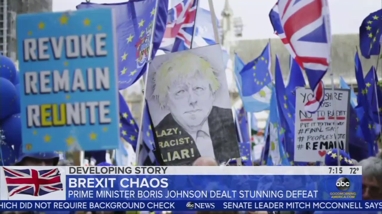 ABC, CBS: Critics Say ‘Liar’ Boris Johnson Could ‘Wreck’ British Economy