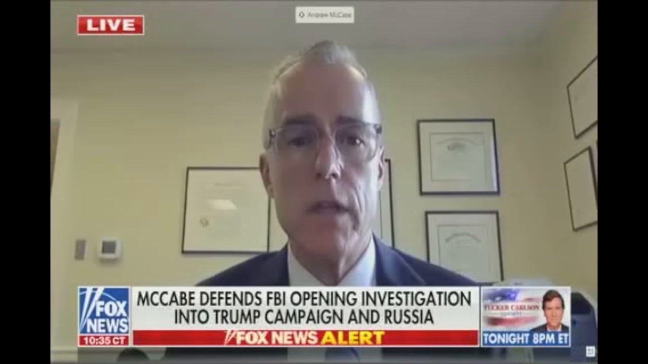 McCabe Regrets Signing FISA Warrant Against Carter Page