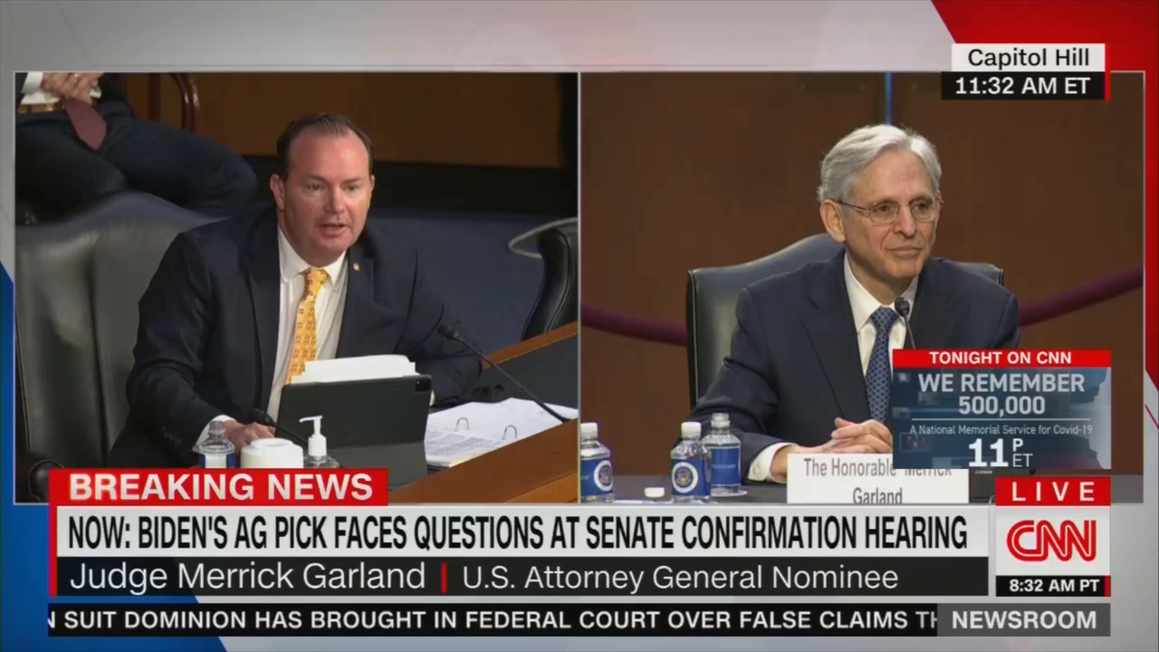 AG-Nominee Merrick Garland: 'I Don't Have an Opinion' on the Meaning of ...