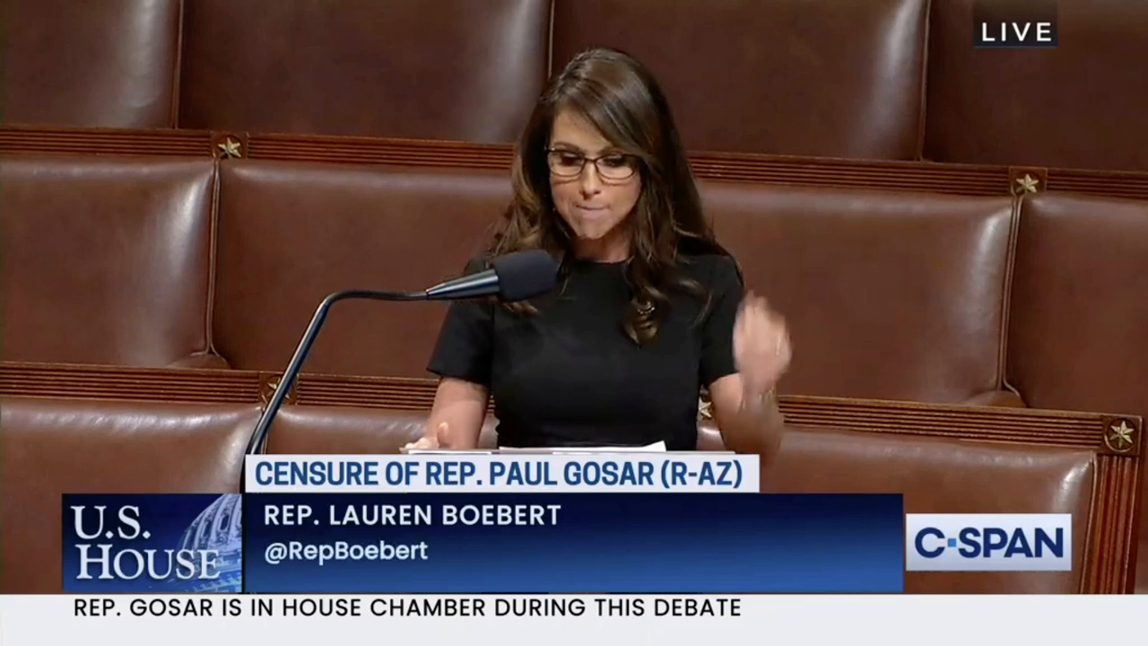 Rep. Boebert Goes Nuclear On House Floor, Wrecks Reps. Omar and Swalwell