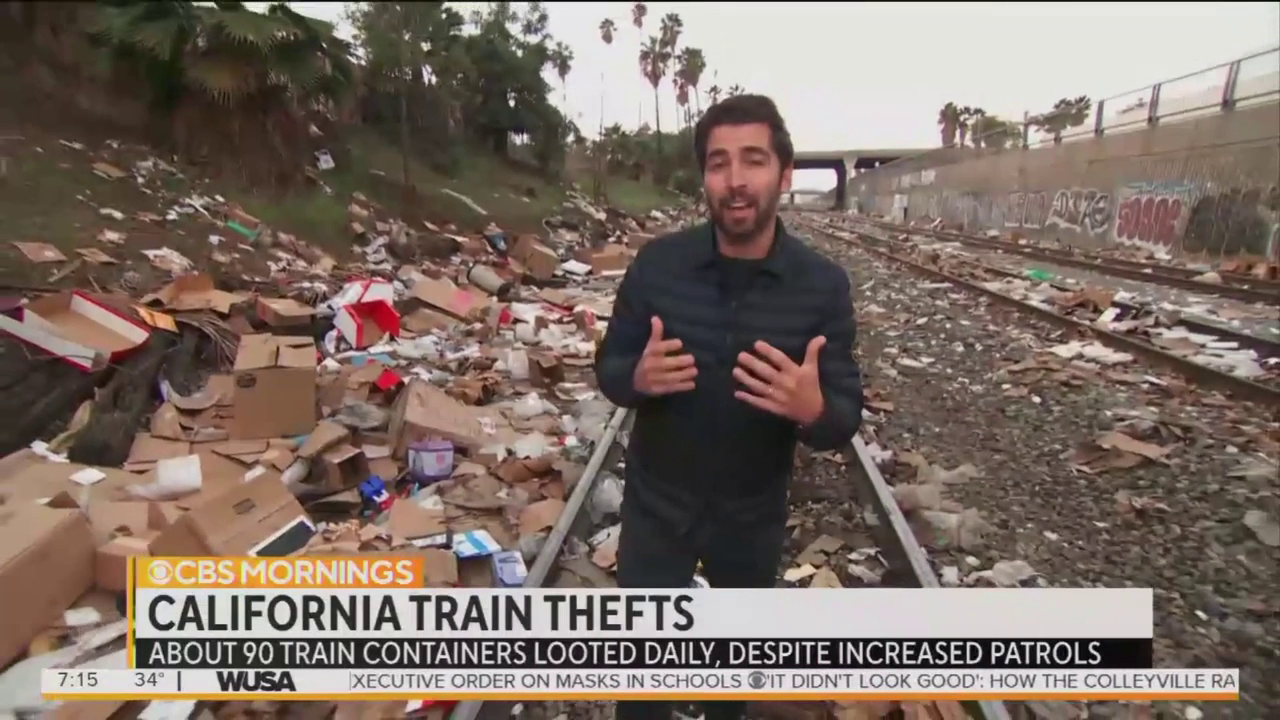 CBS Changes Tune on Train Looting, Finally Mentions Soft-on-Crime LA ...